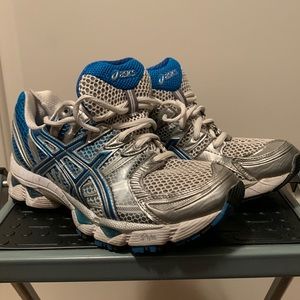 Pre-owned Womens ASICS Gel- Nimbus 12 Running Shoes Size 7